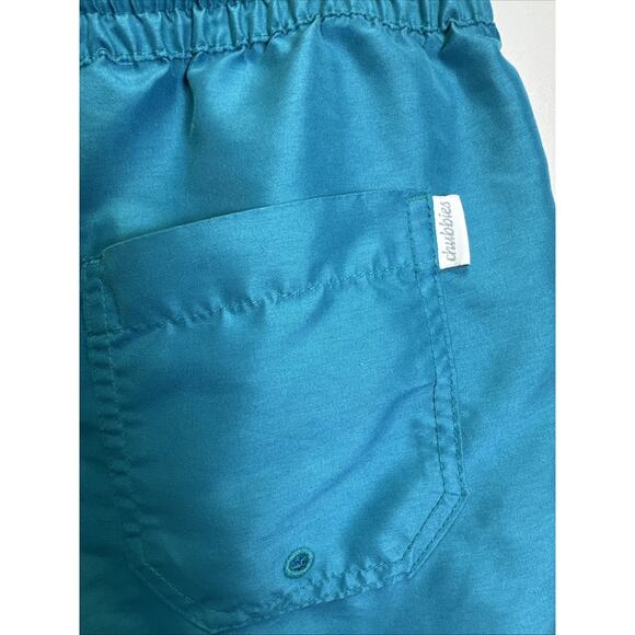 Chubbies Swim Trunks M Teal Orange Miami Dolphins Pockets 5” Inseam Beach Pool - Picture 3 of 10